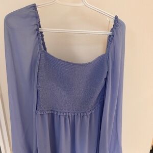 Wilfred purple float dress